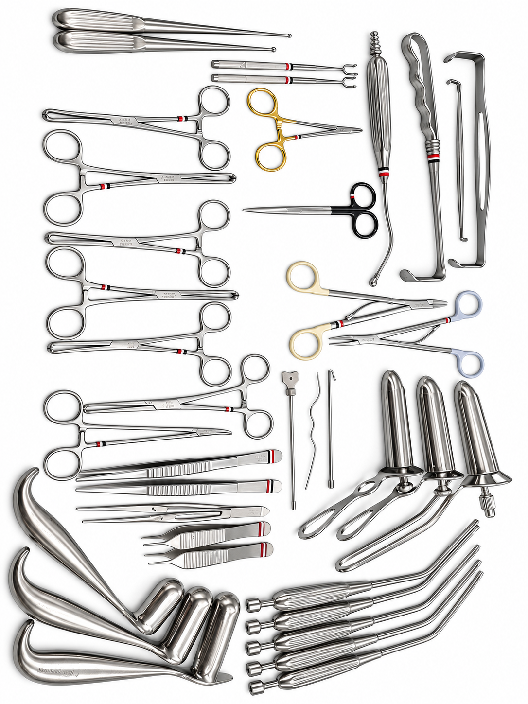 Proctology 36-Piece V. Mueller Weck Rectal Instrument Set