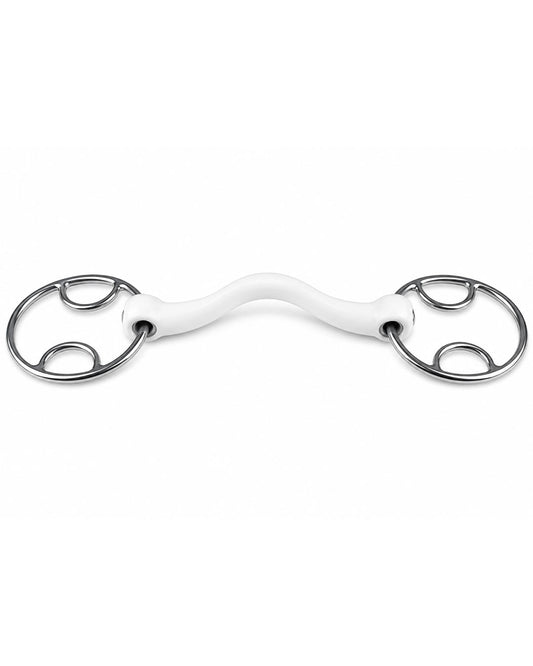 Rubber Mullen Mouth Full Cheek Snaffle