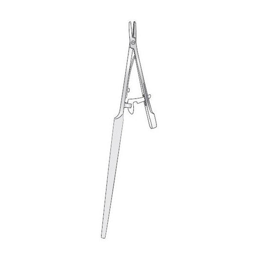 Silcock / Castroviejo Needle Holder Tungsten Carbide Jaws with Catch