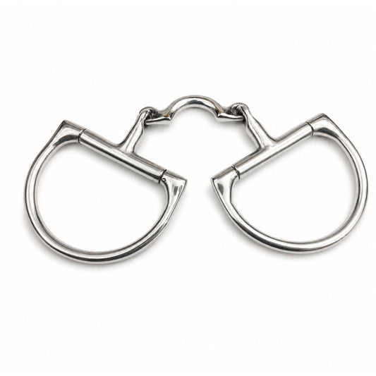 Single Jointed Dee Ring Snaffle Bit