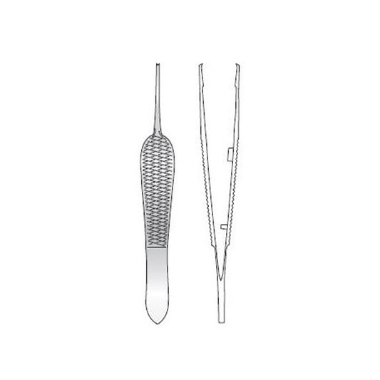 St Martins Corneal Suturing Forceps 89mm – 1-2 Teeth Precision Forceps