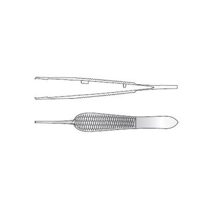 St Martins Corneal Suturing Forceps 89mm – 1-2 Teeth Precision Forceps