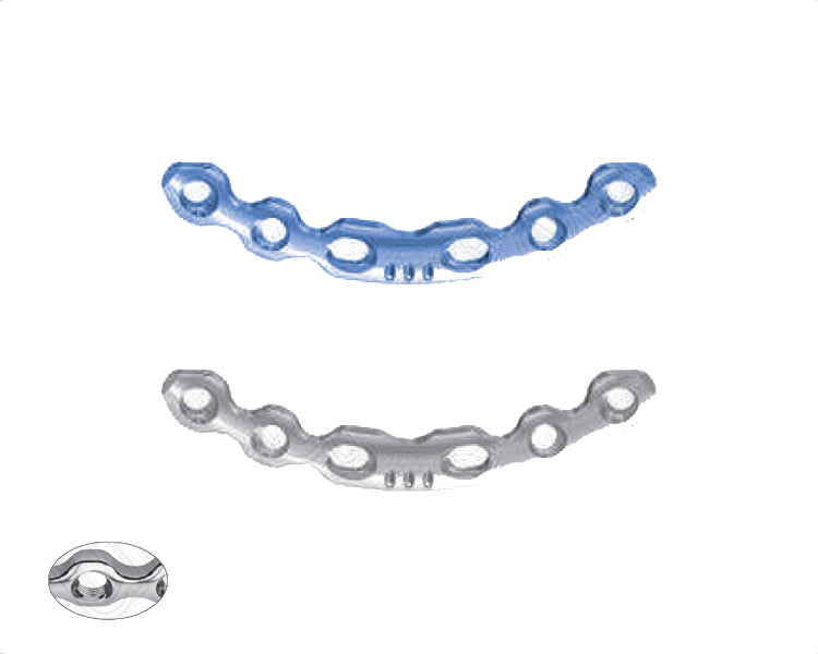 Symphyseal Plate 3.5 With Coaxial Holes And 2 DCP