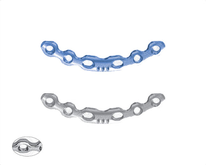 Symphyseal Plate 3.5 With Coaxial Holes And 2 DCP