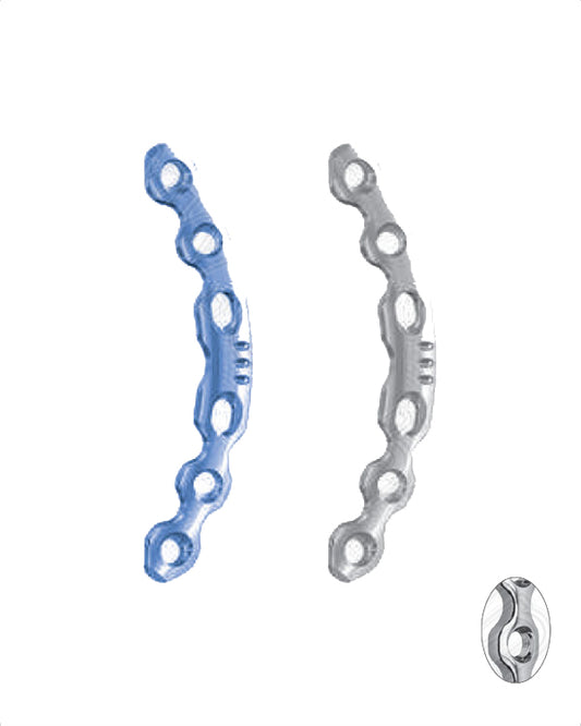 Symphyseal Plate 3.5 With Coaxial Holes And 2 DCP