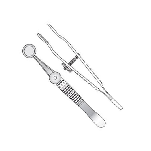 Tarsal Cyst Forceps 8.9cm – Round End Chalazion Forceps