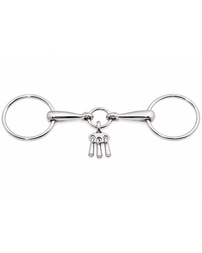 Three-Key Loose Ring Snaffle Horse Bit