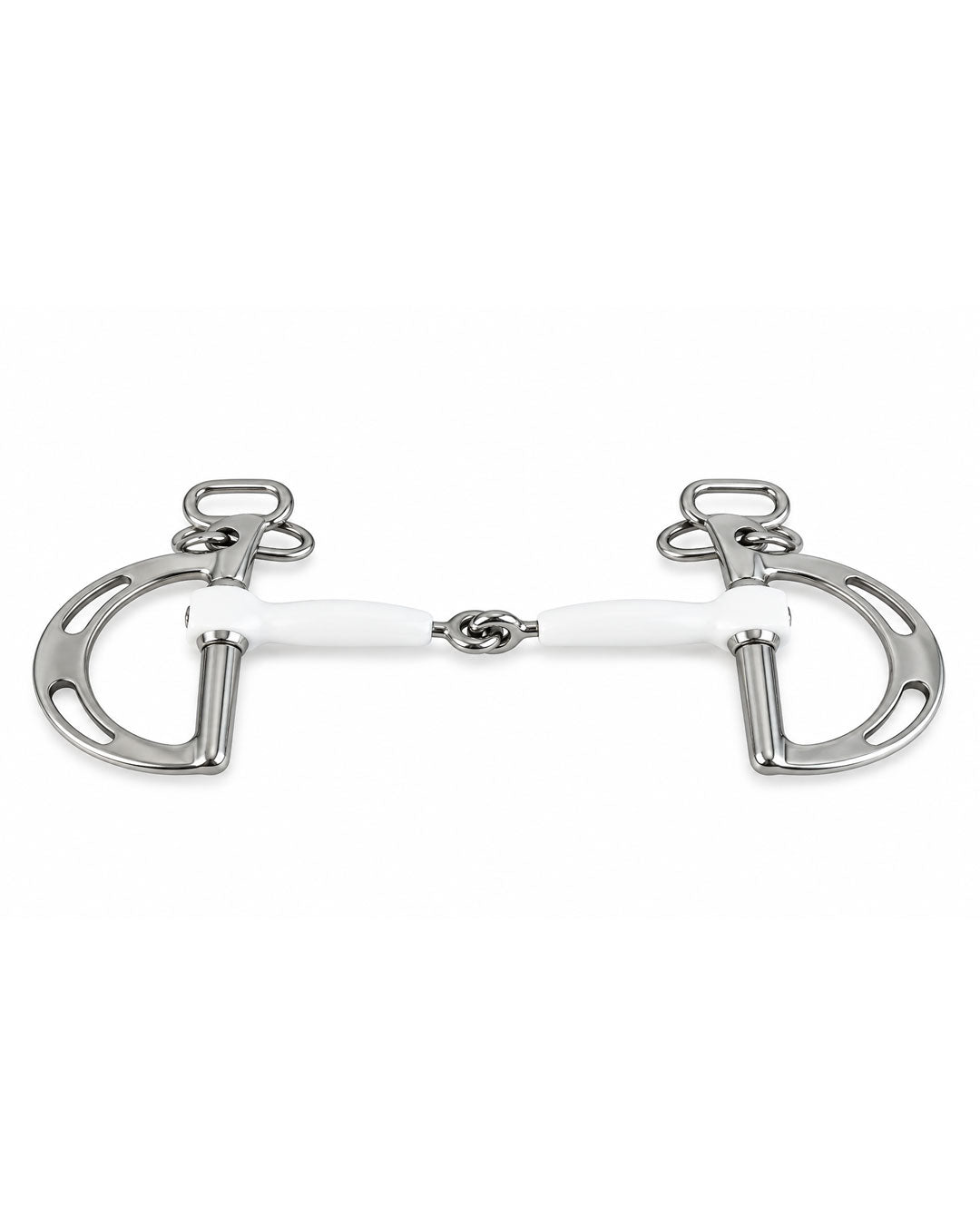 Three-Ring Gag Horse Bit with Soft Mouthpiece