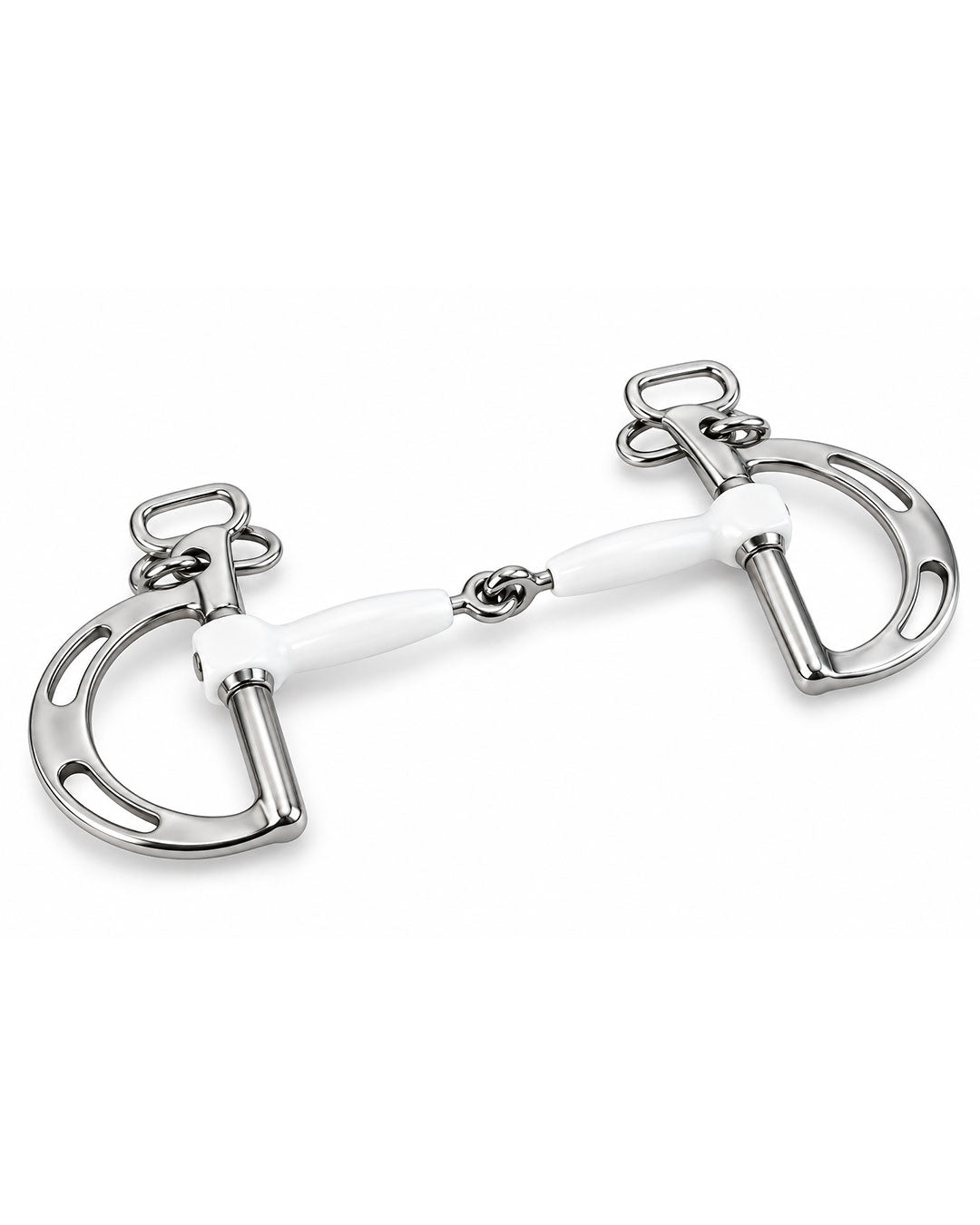Three-Ring Gag Horse Bit with Soft Mouthpiece