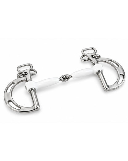 Three-Ring Gag Horse Bit with Soft Mouthpiece