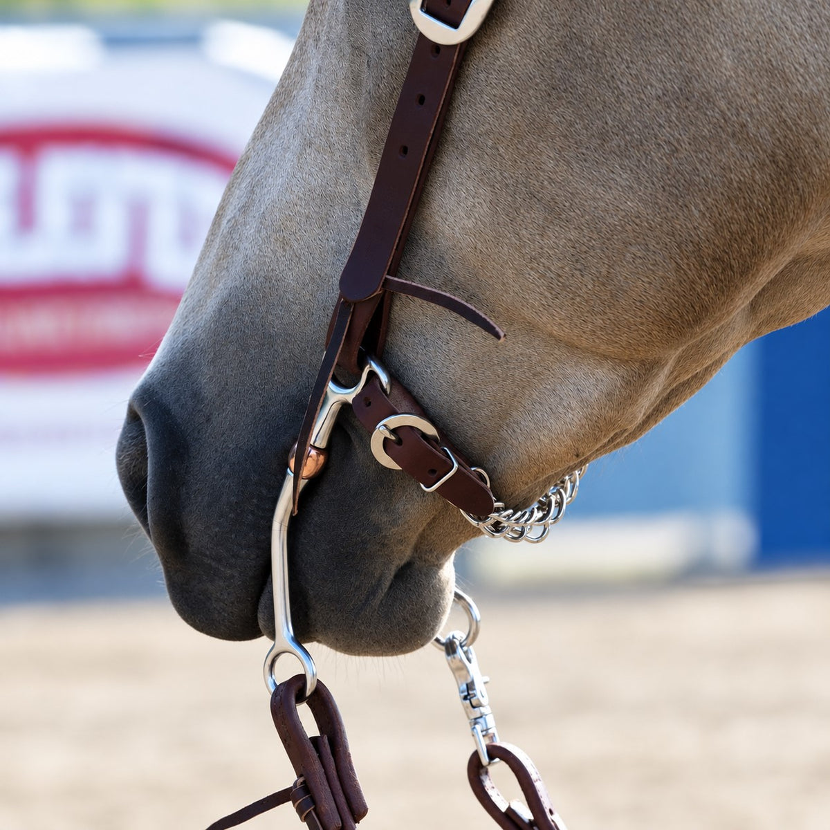 Tom Thumb Horse Bit – Copper Mouthpiece
