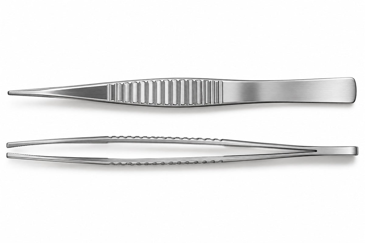Treves Dissecting Forceps 203mm (8") 1/2 Teeth Surgical Forceps