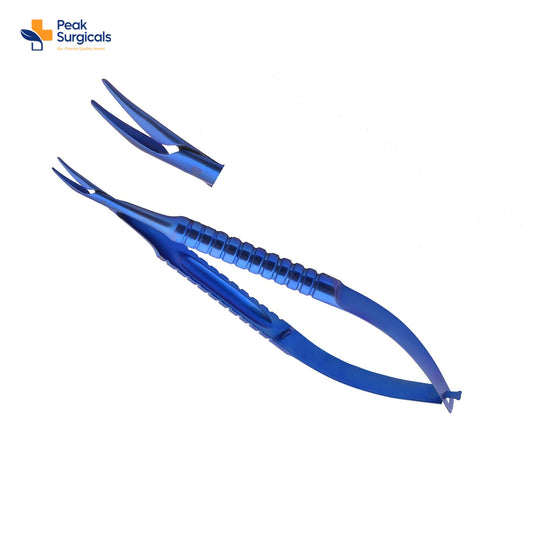 Mikronåleholdere titanium buet 14 cm