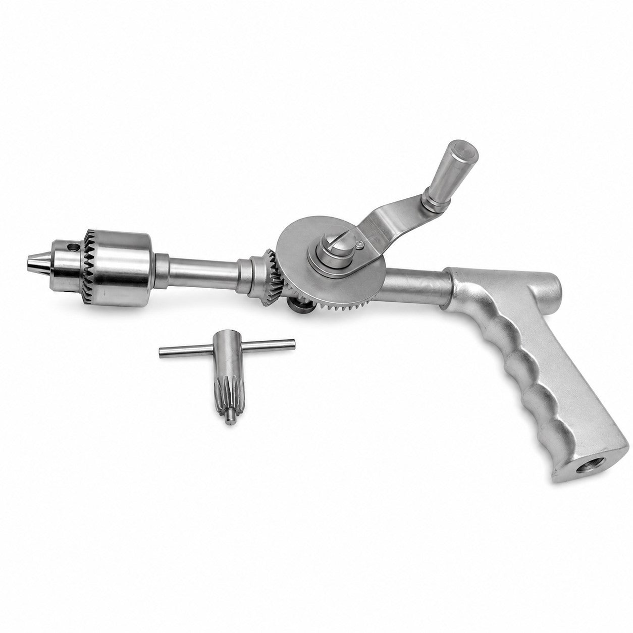 Universal Open Hand Drill with Stainless-Steel Gear Mechanism for Orthopedic Fixation