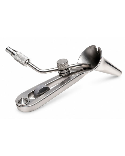 ROSCHKE 15/30x70mm rectal speculum with cold light source