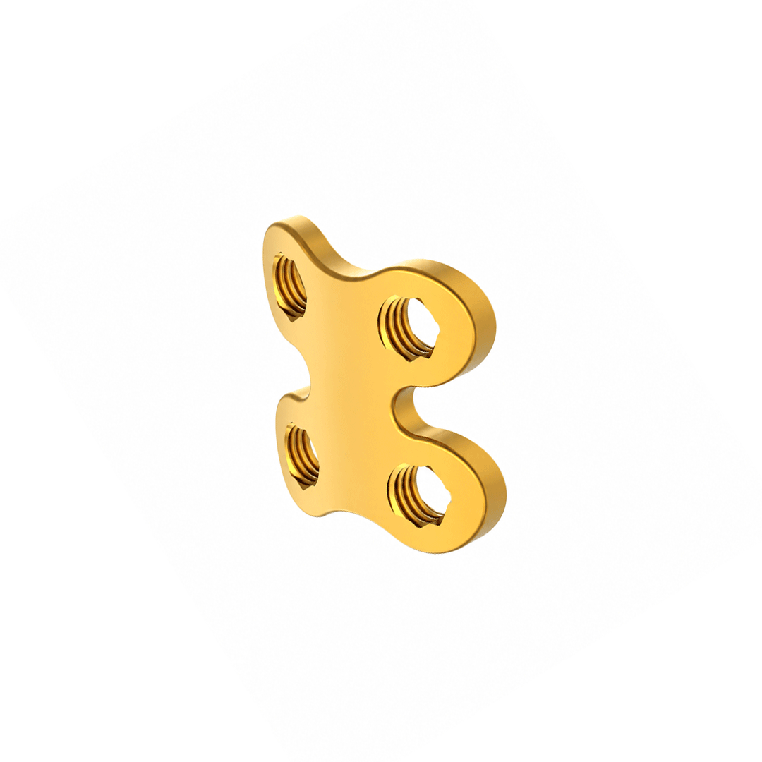 Pláta Mini H Glas Sábháilteachta 2.0mm