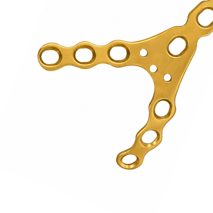 Y Fork Plate Stainless Steel & Titanium