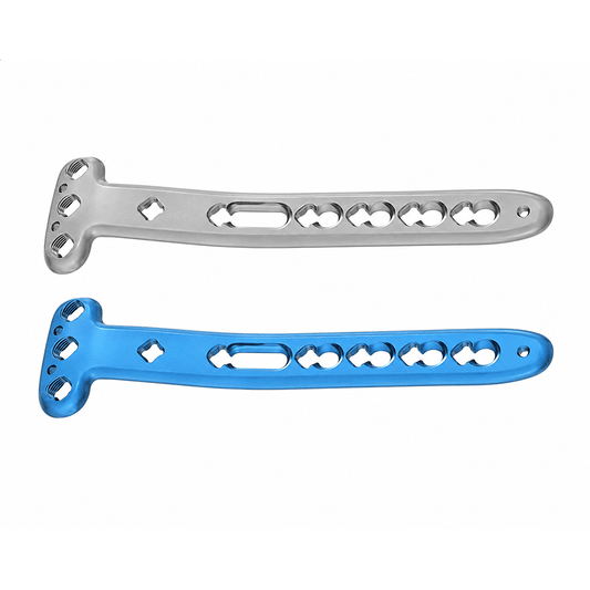 Variable Angle Safety Lock Distal Tibia T-Plate 2.7mm