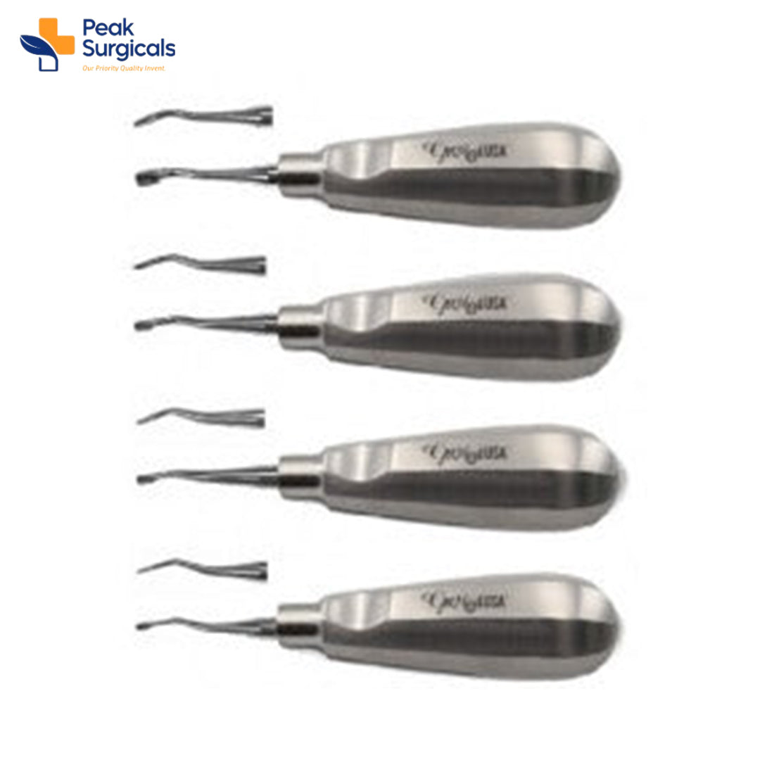 Winged Elevator Dental Kit Standard Handle