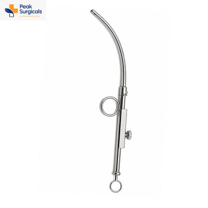 Stainless Steel Adjustable Suction Cannula with Finger Ring