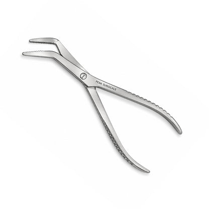Stainless Steel Angled Surgical Forceps