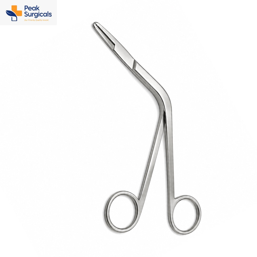 Stainless Steel Angled Surgical Forceps