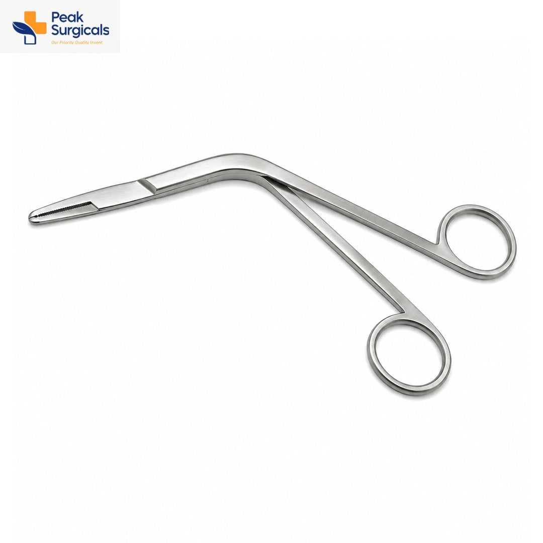 Stainless Steel Angled Surgical Forceps