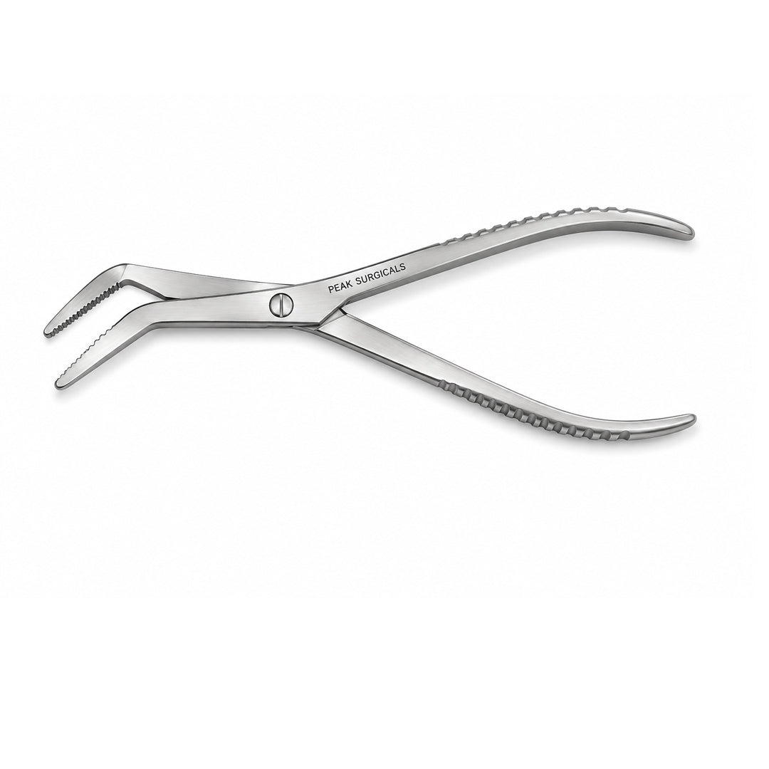 Stainless Steel Angled Surgical Forceps
