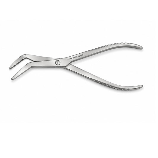 Stainless Steel Angled Surgical Forceps