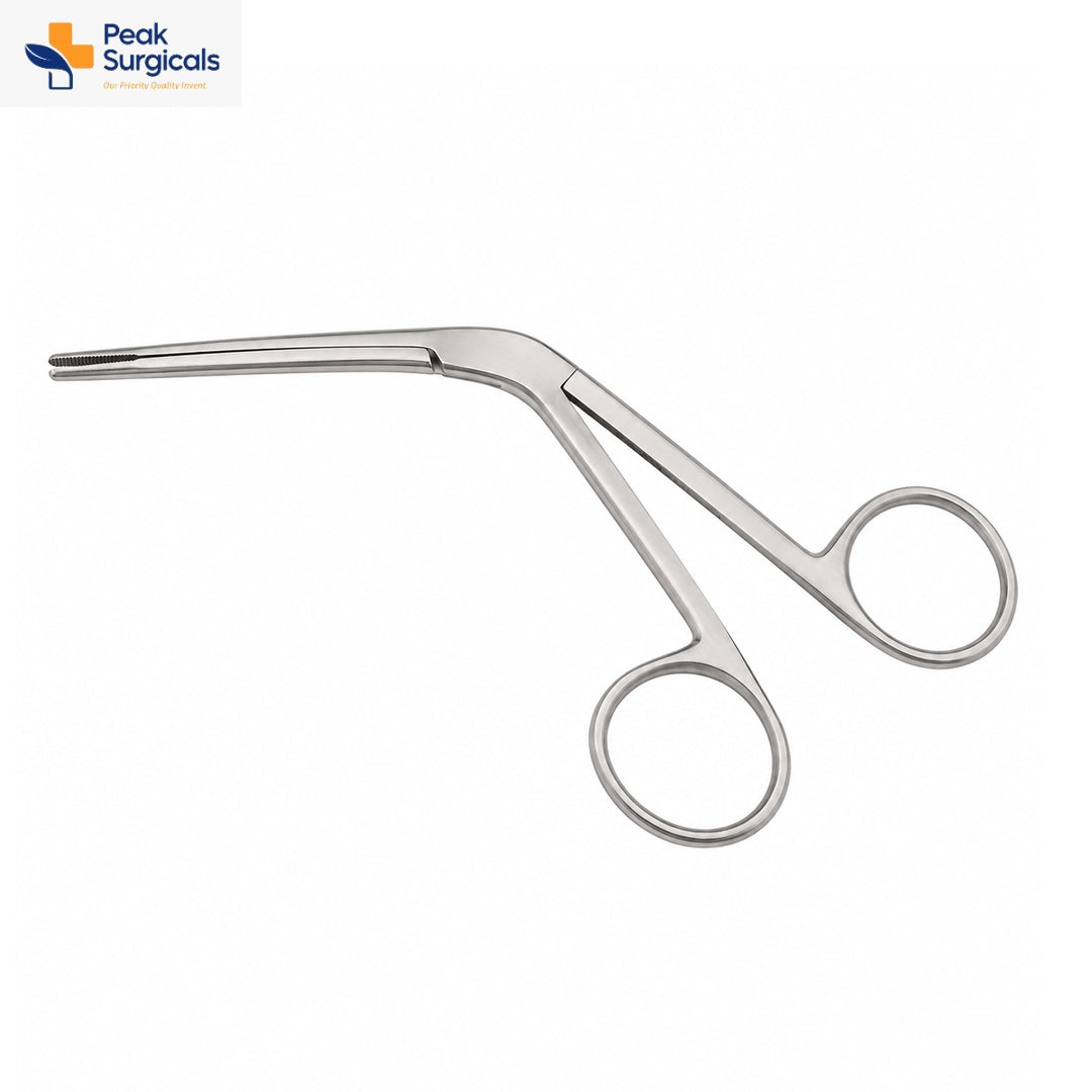 Stainless Steel Angled Surgical Forceps