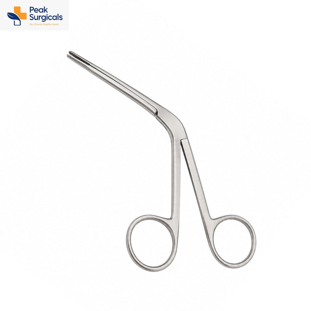 Stainless Steel Angled Surgical Forceps