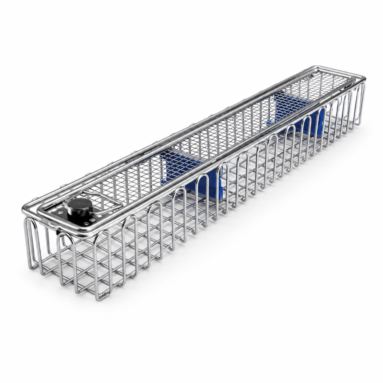 Endoscope Sterilization Basket with Lid – 640 x 150 x 77 mm