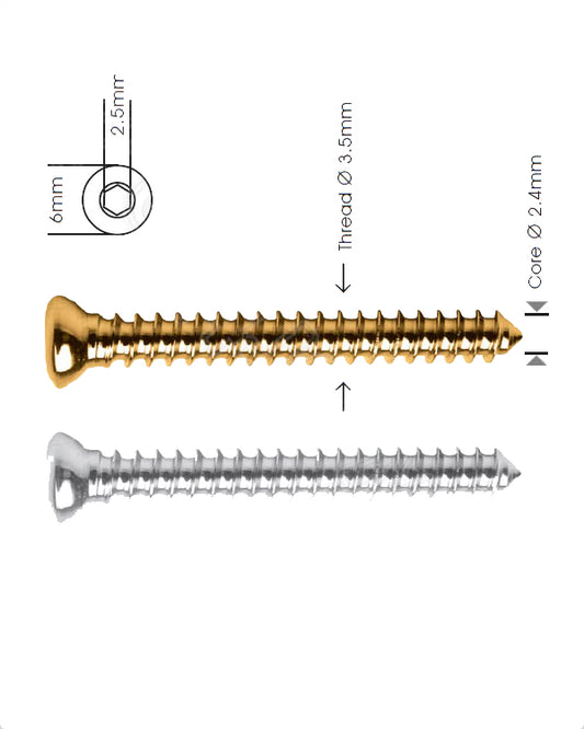 Cortex-schroef Ø 3,5 mm