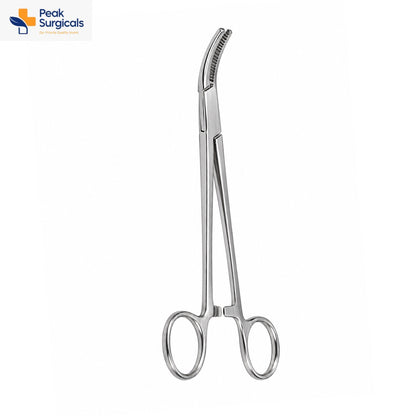 Stainless Steel Curved Surgical Forceps