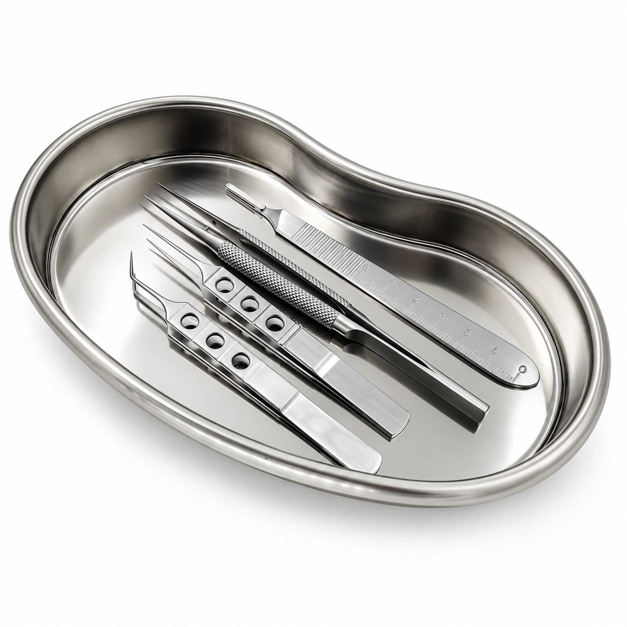 Hair Transplantation Hair Transplant Forceps Set FUE Instruments kit with Tray