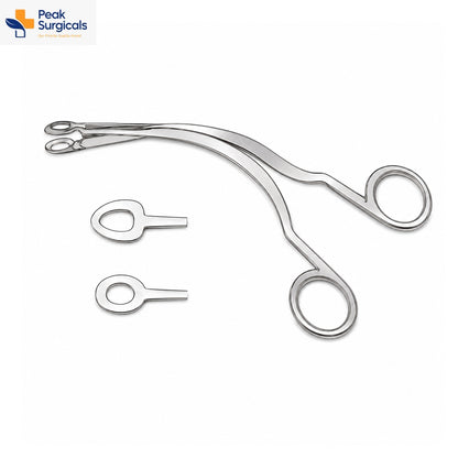 Stainless Steel Fenestrated Surgical Grasping Forceps