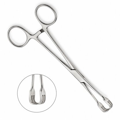 Ferguson Tenaculum Forceps Straight 6 3/4"