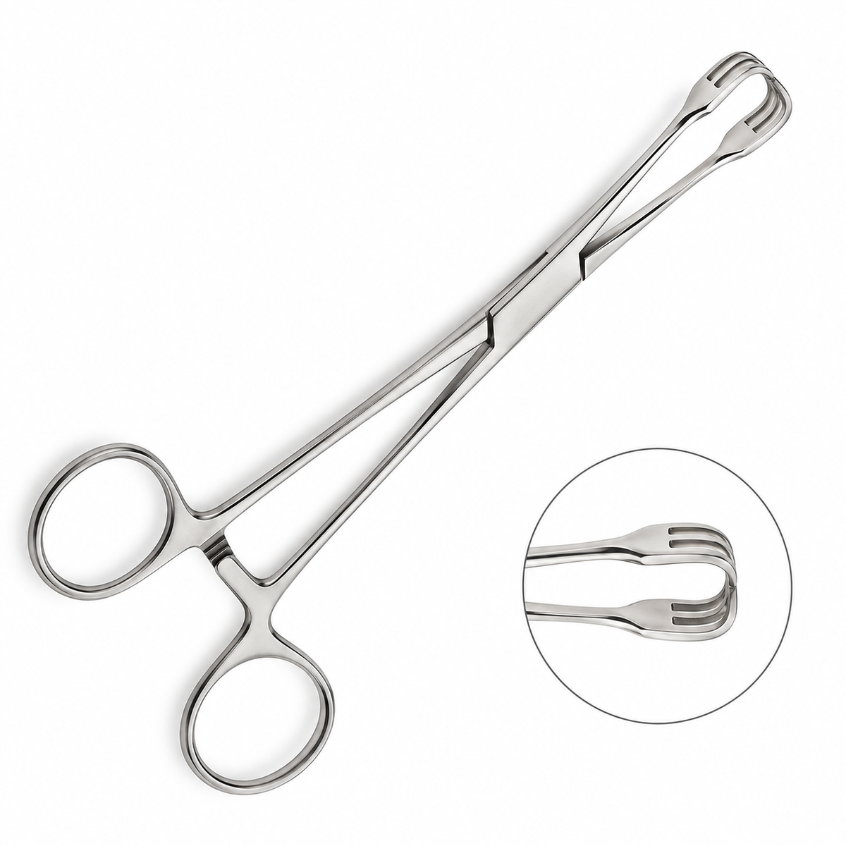 Ferguson Tenaculum Forceps Straight 6 3/4"