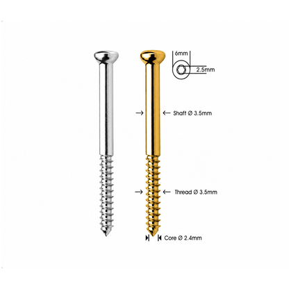 Akseliruuvi Ø3,5 mm