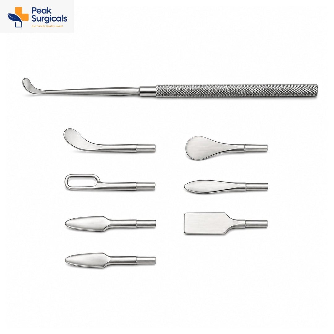 Stainless Steel Interchangeable Surgical Elevator Set