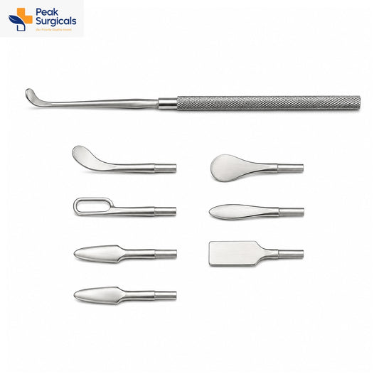 Stainless Steel Interchangeable Surgical Elevator Set