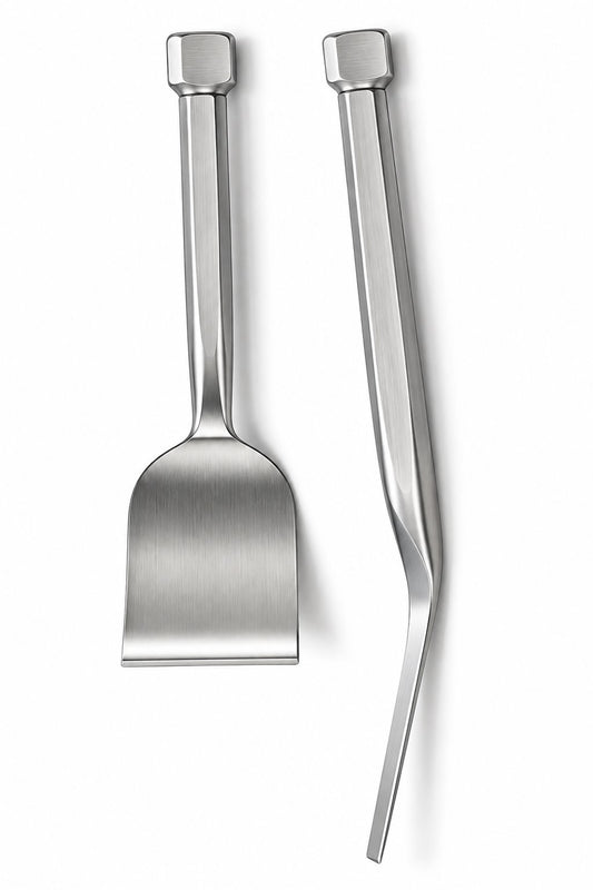 Vertebrae Chisel 3" (76mm) Angled Blade Stainless Steel Surgical Chisel