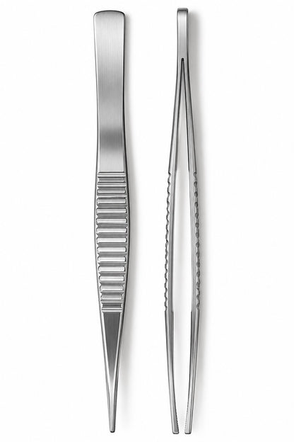 Treves Dissecting Forceps 203mm (8") 1/2 Teeth Surgical Forceps