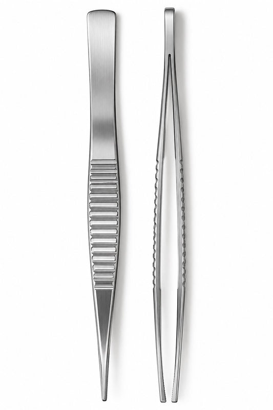 Treves Dissecting Forceps 203mm (8") 1/2 Teeth Surgical Forceps
