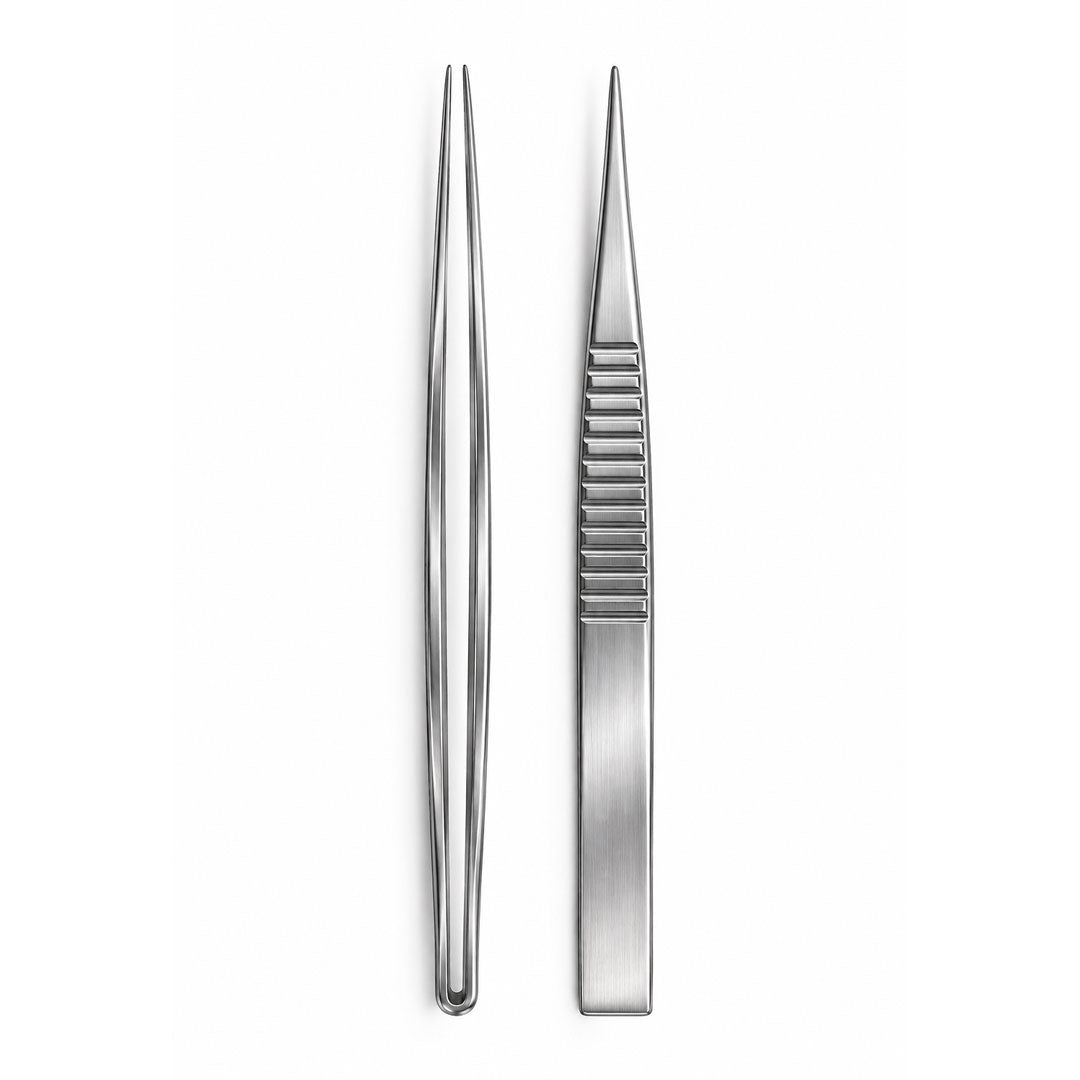 Dissecting Forceps 19cm (7.5") Turn Over End Serrated Surgical Forceps