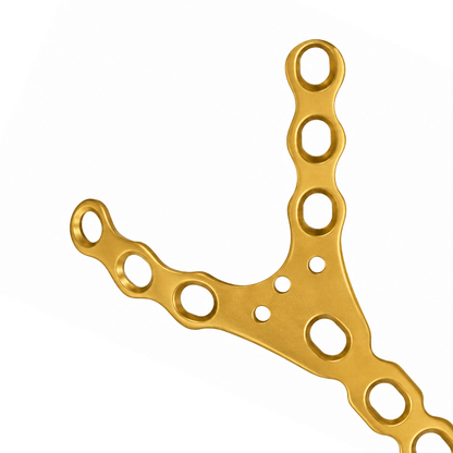 Y Fork Plate Stainless Steel & Titanium