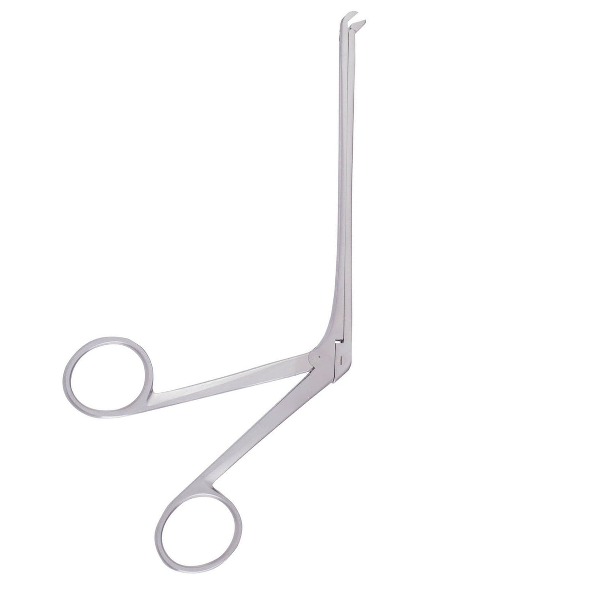 Peapod Intervertebral Disc Rongeur for 2–4mm Angled Spinal Disc Retrieval