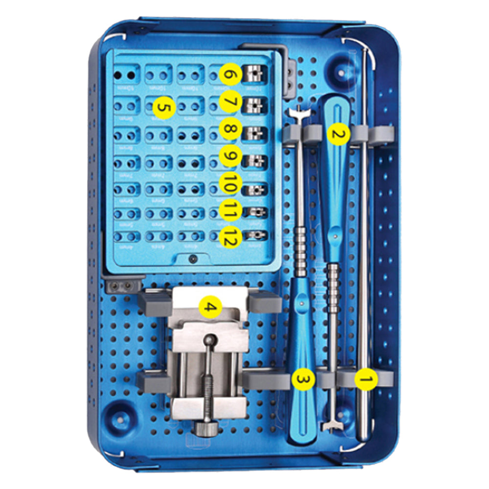PEEK Cervical Cage Instrument Set – ACDF Interbody Cage Sizing and Insertion Instrumentation