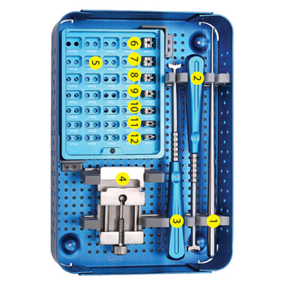 PEEK Cervical Cage Instrument Set – ACDF Interbody Cage Sizing and Insertion Instrumentation