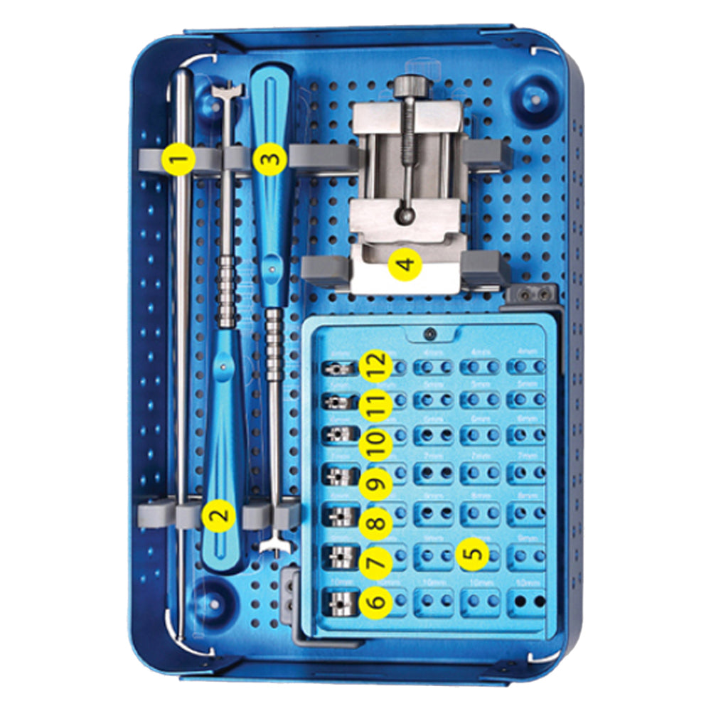 PEEK Cervical Cage Instrument Set – ACDF Interbody Cage Sizing and Insertion Instrumentation